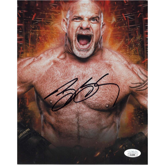 Bill Goldberg METALLIC 8 x 10 Promo - JSA AUTOGRAPHED