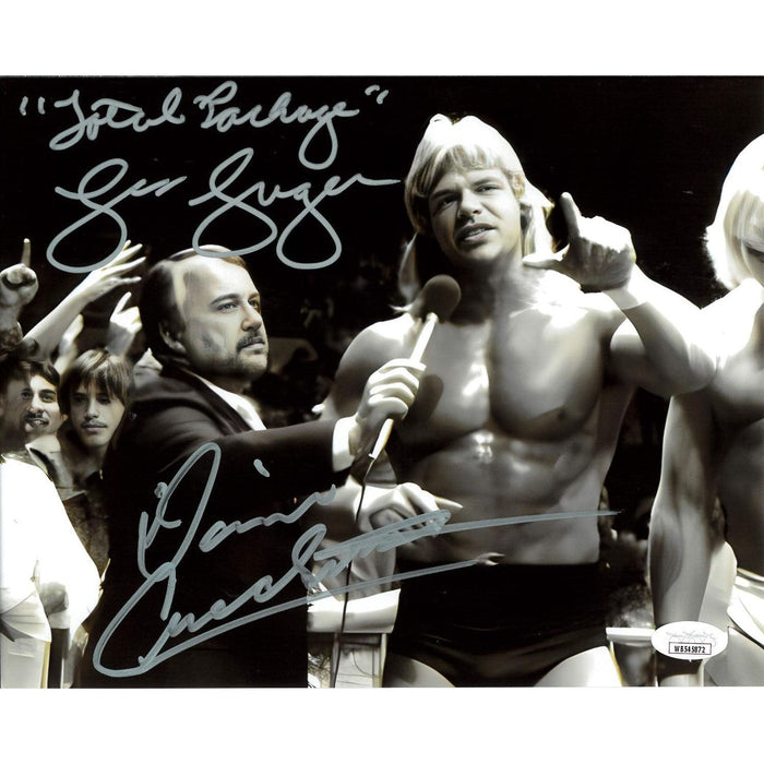 Lex Luger & David Crockett Ringside Interview 8 x 10 Promo - JSA DUAL AUTOGRAPHED