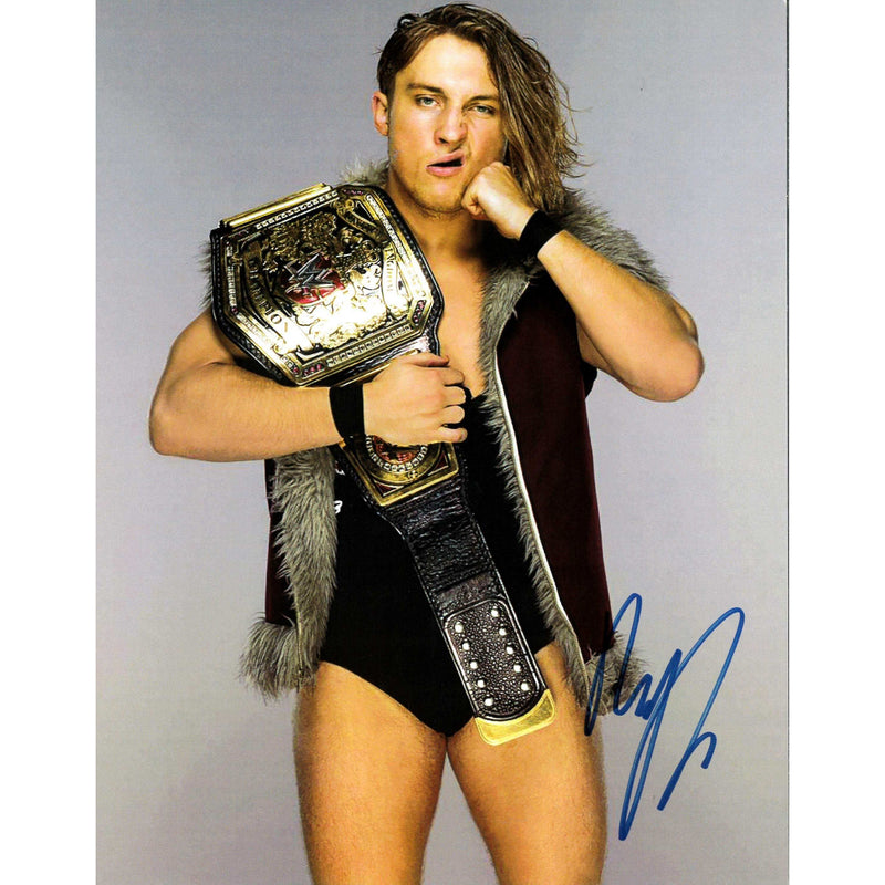 Pete Dunne UK Title Pose 8 x 10 Promo - AUTOGRAPHED