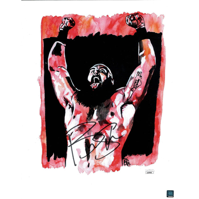 Braun Strowman Monster Among Men Schamberger 11 x 14 Poster - JSA AUTOGRAPHED