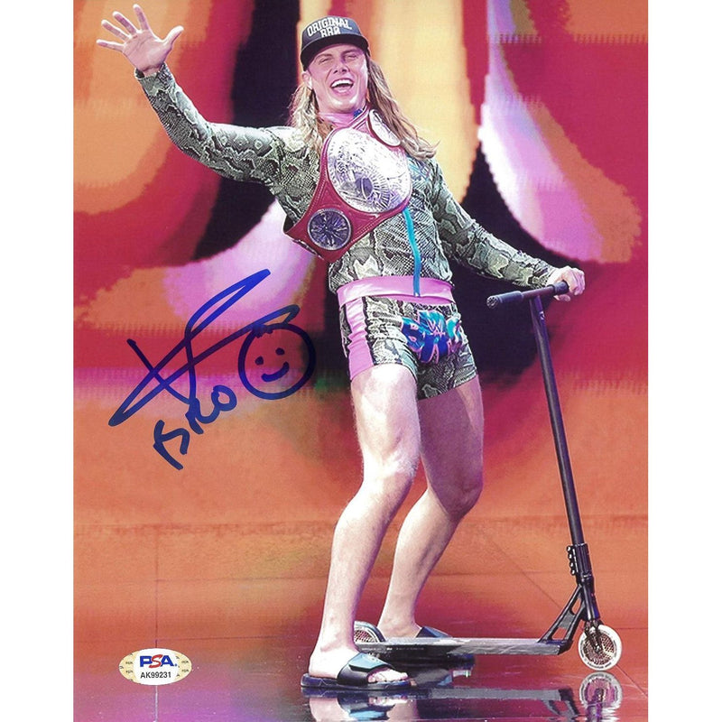 Matt Riddle Scooter 8 x 10 Promo - PSA AUTOUGRAPHED