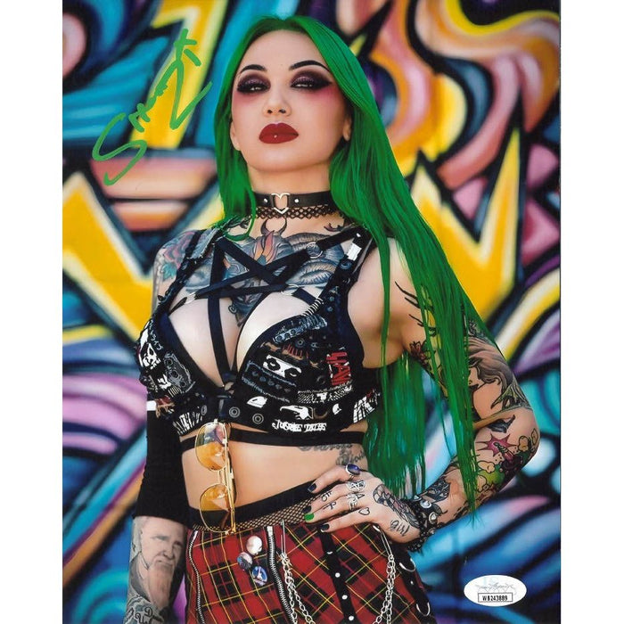 Shotzi Blackheart Graffiti 8 x 10 Promo - JSA AUTOGRAPHED