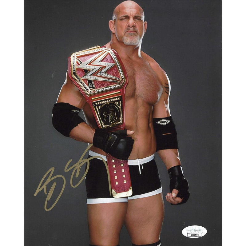 Bill Goldberg Raw Title 8 x 10 Promo - JSA AUTOGRAPHED