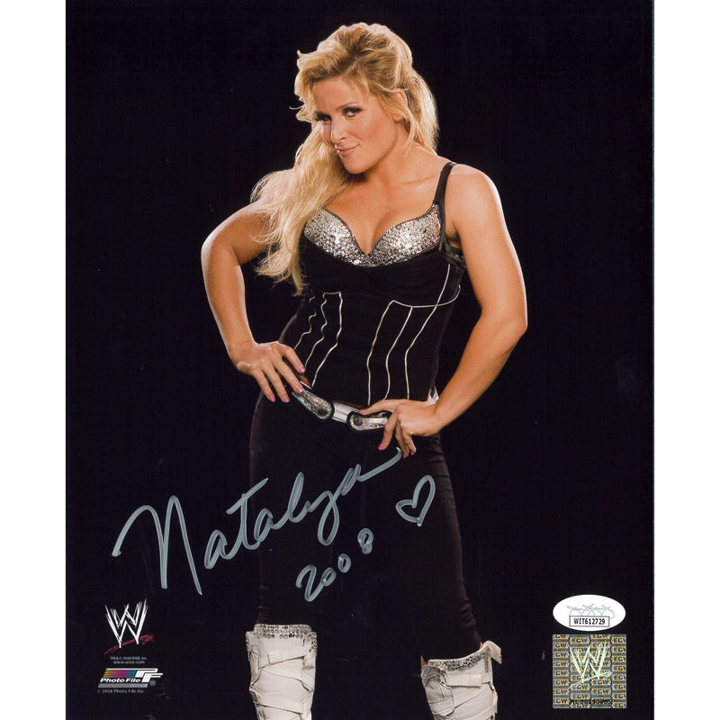 Natayla Black Background PF 2008 8 x 10 Promo - JSA AUTOGRAPHED