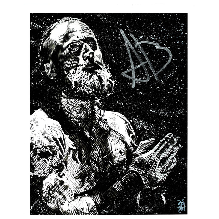 Aleister Black Prayer Hands Schamberger 11 x 14 Poster - AUTOGRAPHED