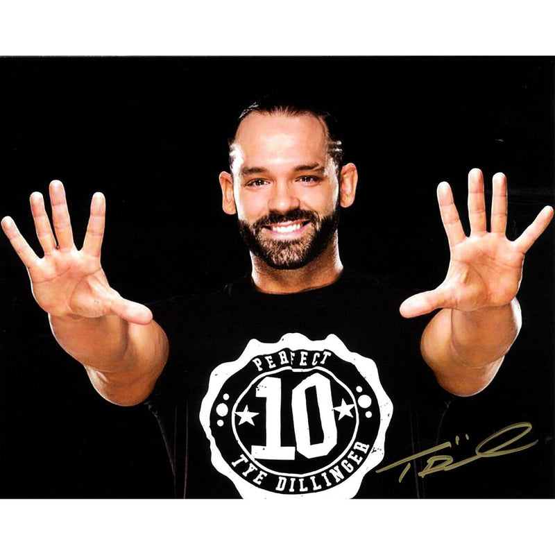 Tye Dillinger Perfect 10 8 x 10 Promo - AUTOGRAPHED