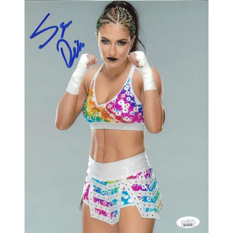 Sonya Deville Rainbow Gear 8 x 10 Promo - JSA AUTOGRAPHED