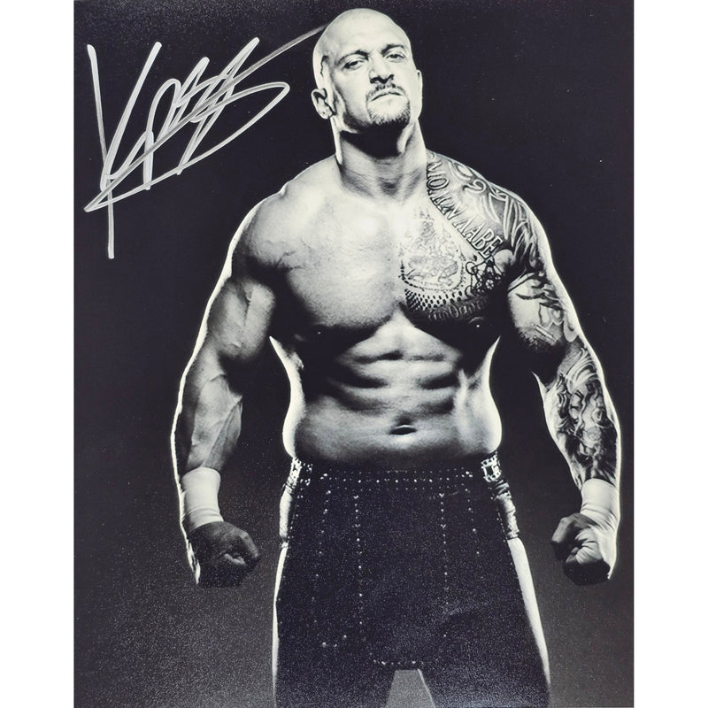 Killer Kross Black & White 8 x 10 Promo - AUTOGRAPHED