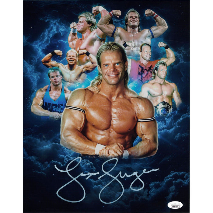 Lex Luger AsylumGFX METALLIC 11 x 14 Poster - JSA AUTOGRAPHED