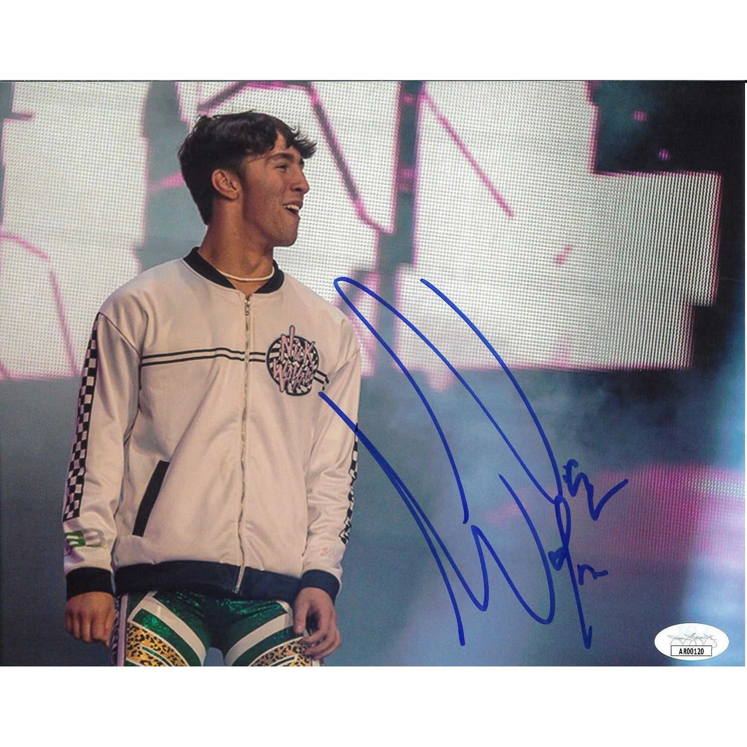 Nick Wayne Entrance 8 x 10 Promo JSA AUTOGRAPHED —