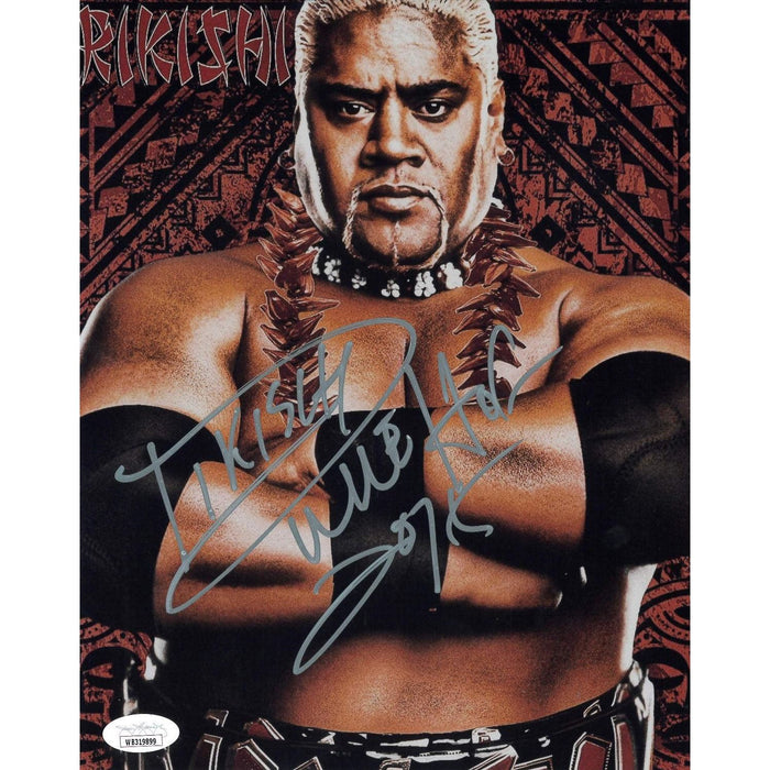 Rikishi MSC METALLIC 8 x 10 Promo - JSA AUTOGRAPHED