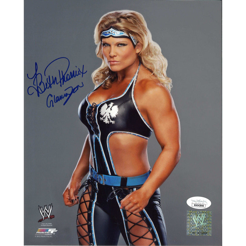 Beth Phoenix Gray BG PF 8 x 10 Promo - JSA AUTOGRAPHED
