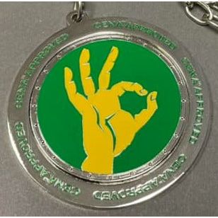 John Cena Green & Yellow Spinner Chain