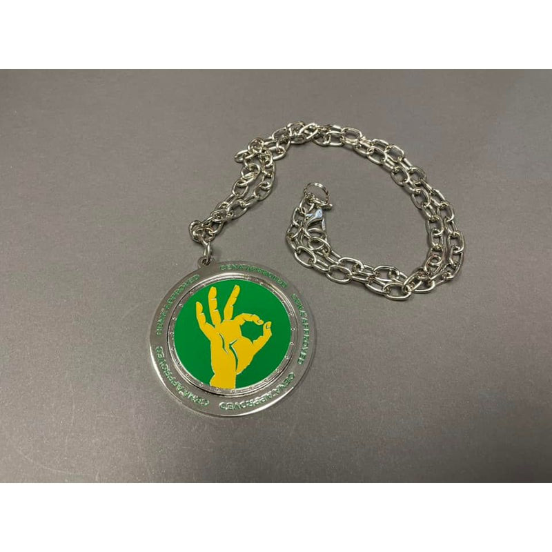 John Cena Green & Yellow Spinner Chain