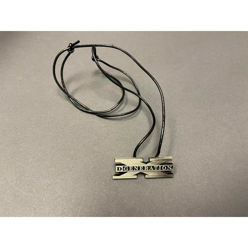 D-Generation-X Silver & Black Necklace