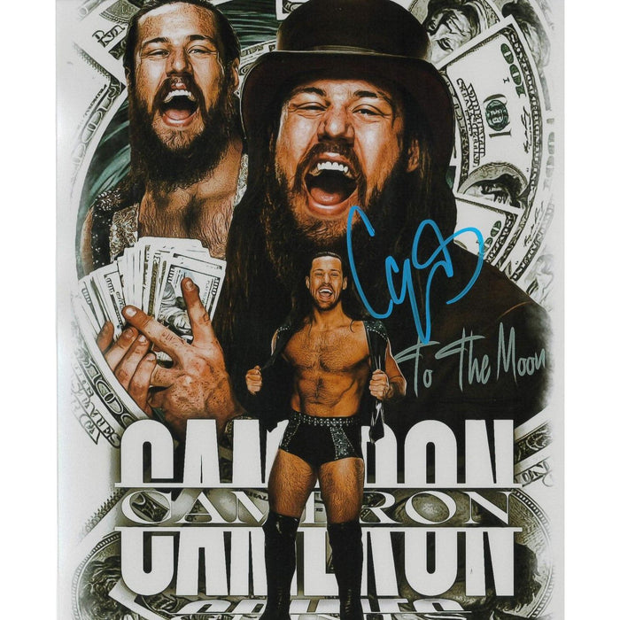 Cameron Grimes MSC METALLIC 8 x 10 Promo - AUTOGRAPHED