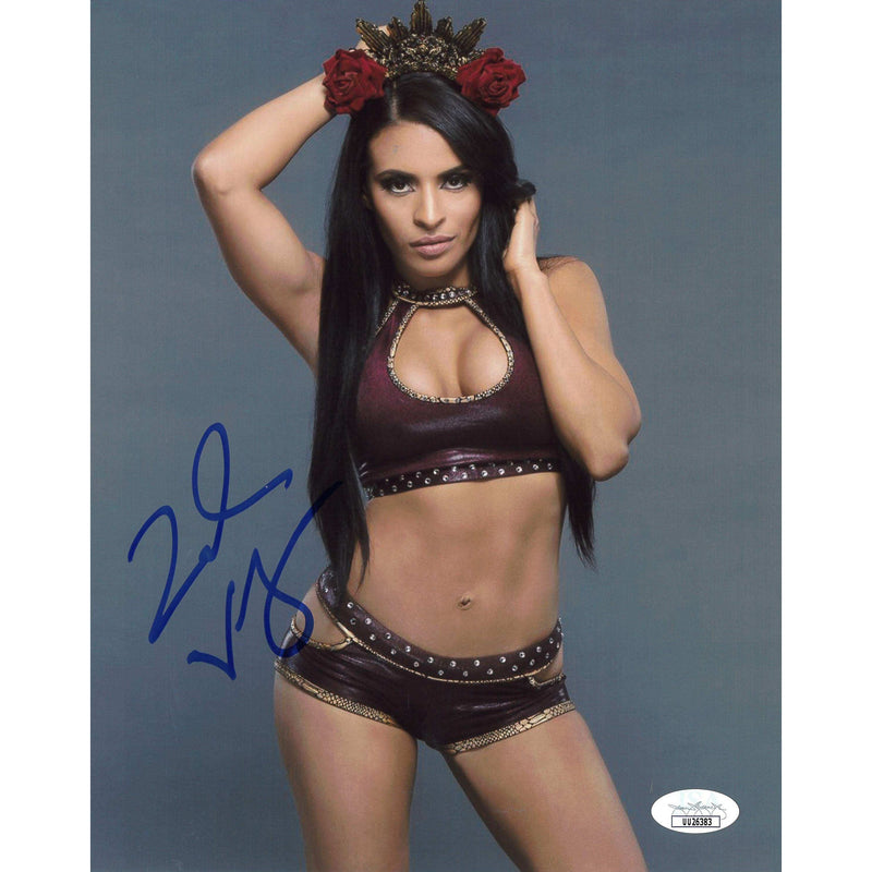 Zelina Vega Rose Crown Hands In Hair 8 x 10 Promo - JSA AUTOGRAPHED