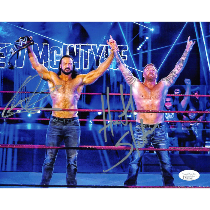 Heath Slater & Drew McIntyre 8x10 JSA Autographed