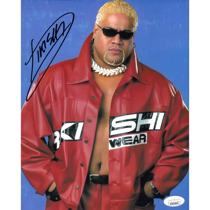 Rikishi Pose 8 x 10 Promo - JSA AUTOGRAPHED