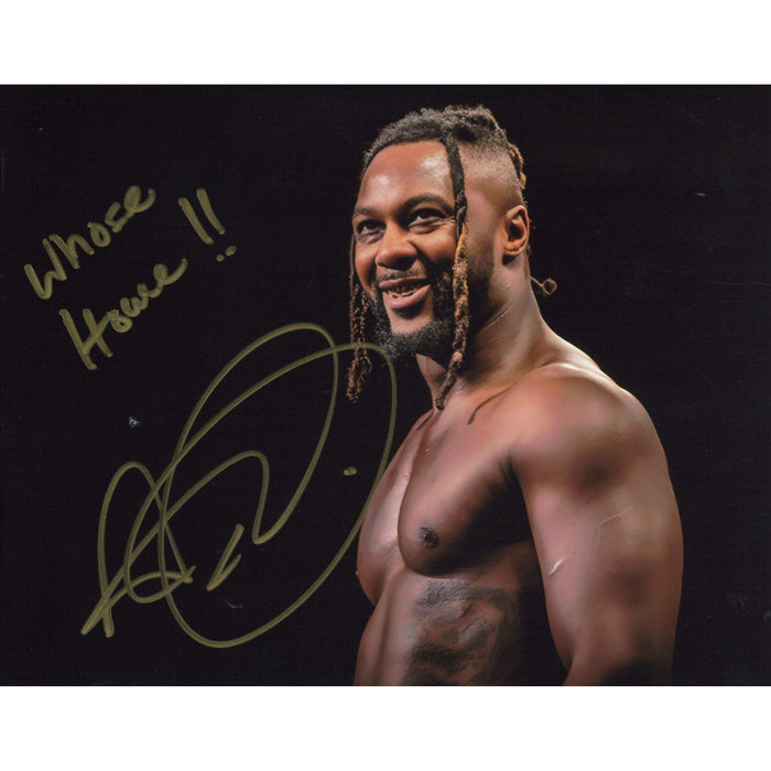 Swerve Strickland Black BG 8 x 10 Promo - AUTOGRAPHED