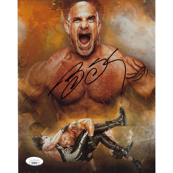 Bill Goldberg Spear METALLIC 8 x 10 Promo - JSA AUTOGRAPHED