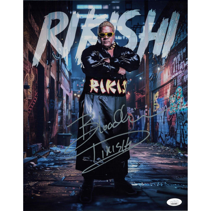 Rikishi  AsylumGFX METALLIC 11 x 14 Poster - JSA AUTOGRAPHED