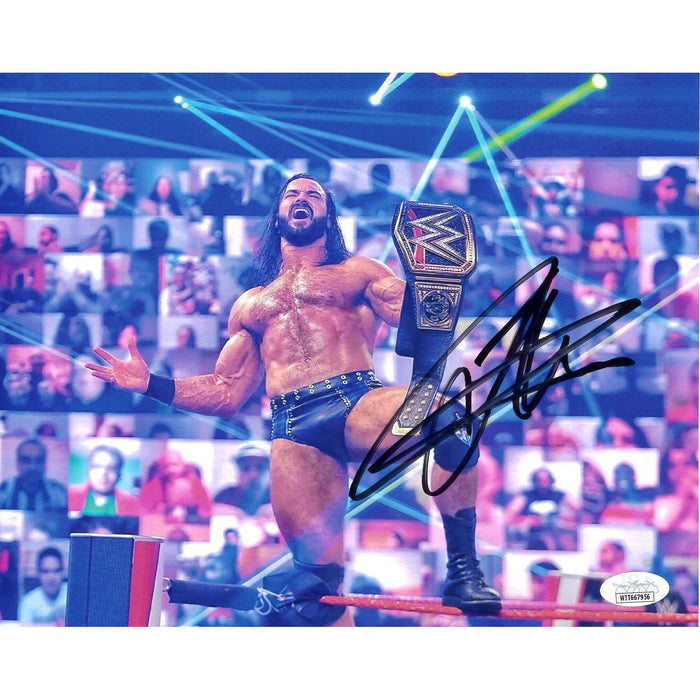 Drew McIntyre WWE Title Thunderdome 8 x 10 Promo - JSA AUTOGRAPHED