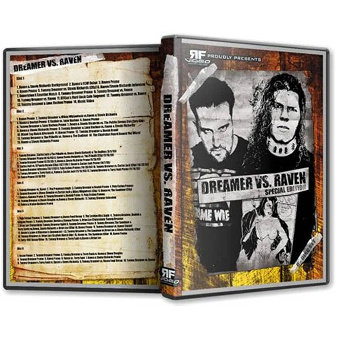 ECW - Dreamer vs Raven 6-Disc DVD-R Set