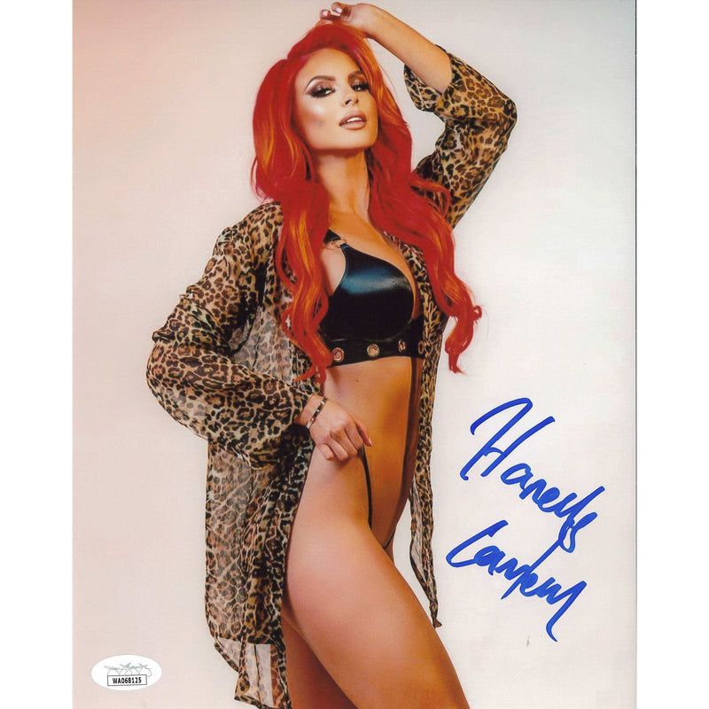 Harley Cameron Cheetah Print 8 x 10 Promo - JSA AUTOGRAPHED