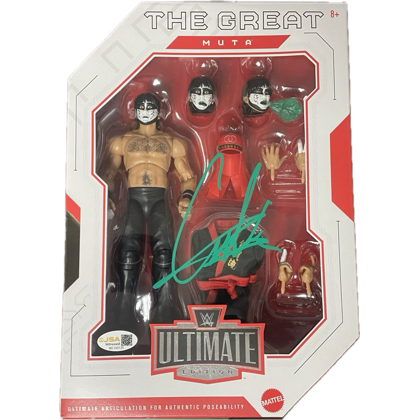 The Great Muta WWE Ultimate Figure CHASE - JSA Autographed