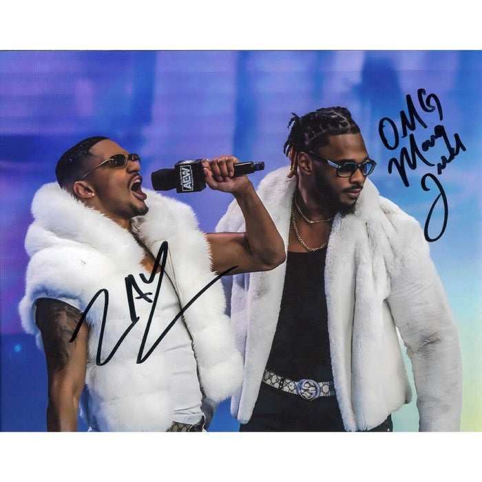 Private Party Entrance Mic 8 x 10 Promo - DUAL AUTOGRAPHED