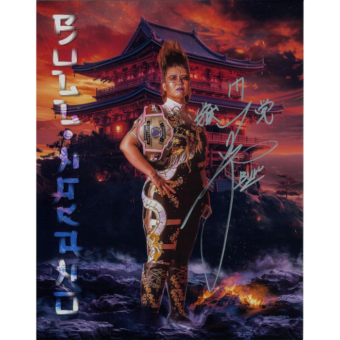 Bull Nakano AsylumGFX Belt METALLIC 11 x 14 Poster - AUTOGRAPHED