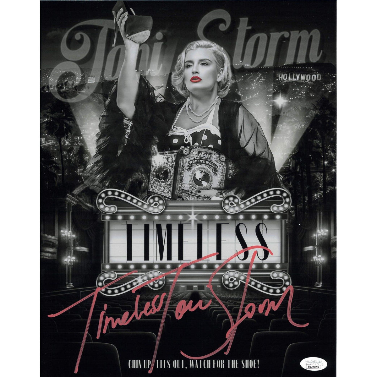 Toni Storm AsylumGFX Marquee METALLIC 11 x 14 Poster - JSA
