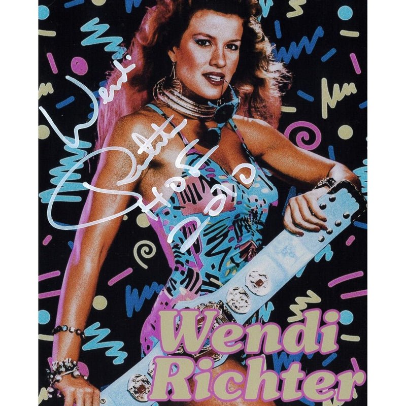 Wendi Richter MSC METALLIC 8 x 10 Promo - AUTOGRAPHED