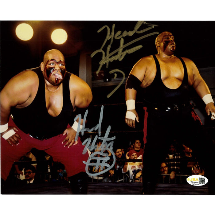 The Head Hunters in ring 8x10 or 11x14-JSA Autographed
