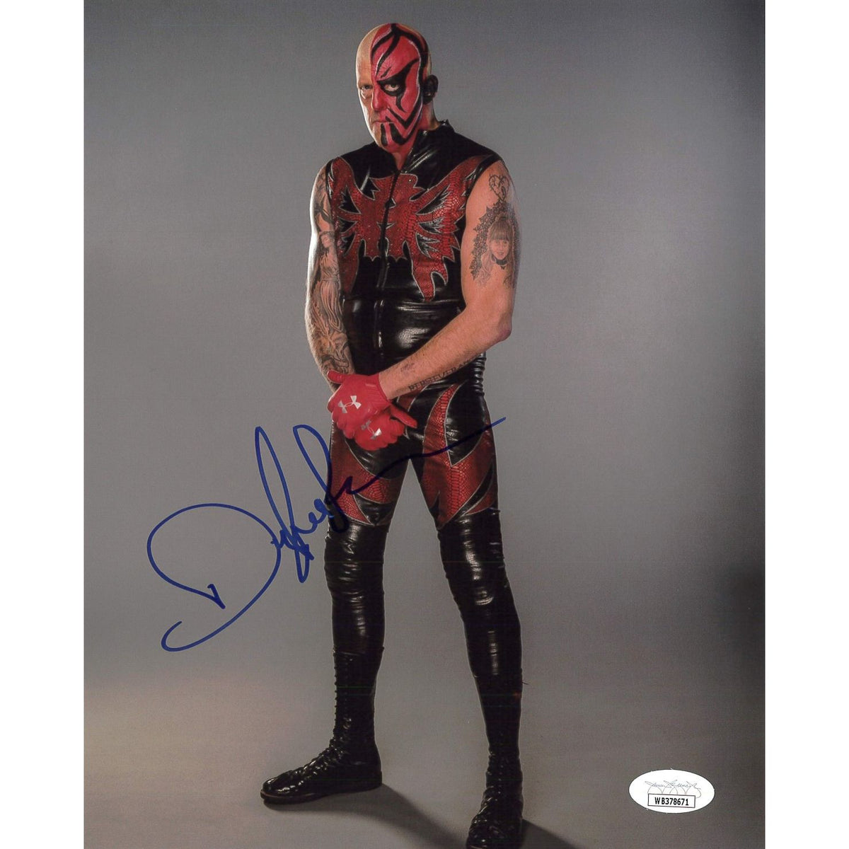 Custom Dustin Rhodes Dustin Rhodes Full Pose 8x10 - JSA Autographed — Highspots.com
