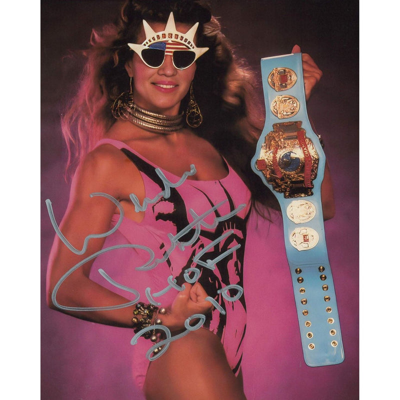 Wendi Richter Pink BG 8 x 10 Promo - AUTOGRAPHED