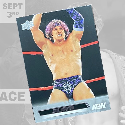 *PREORDER* - Ace Austin AEW Silver Trading Card w/ Case