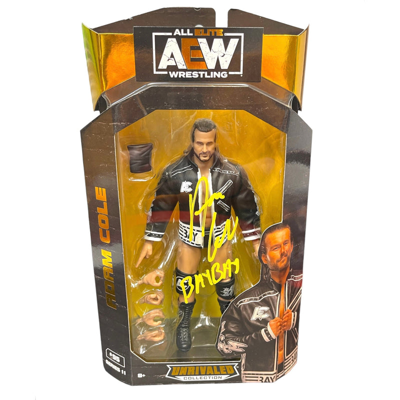 Adam Cole AEW Figure Series 11 #95- Autographed