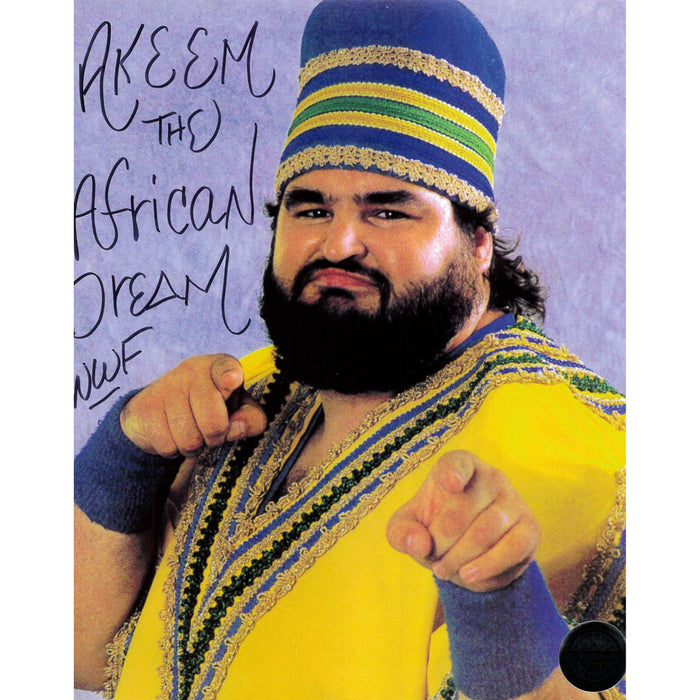 Akeem the African Dream 8 x10 Promo - AUTOGRAPHED