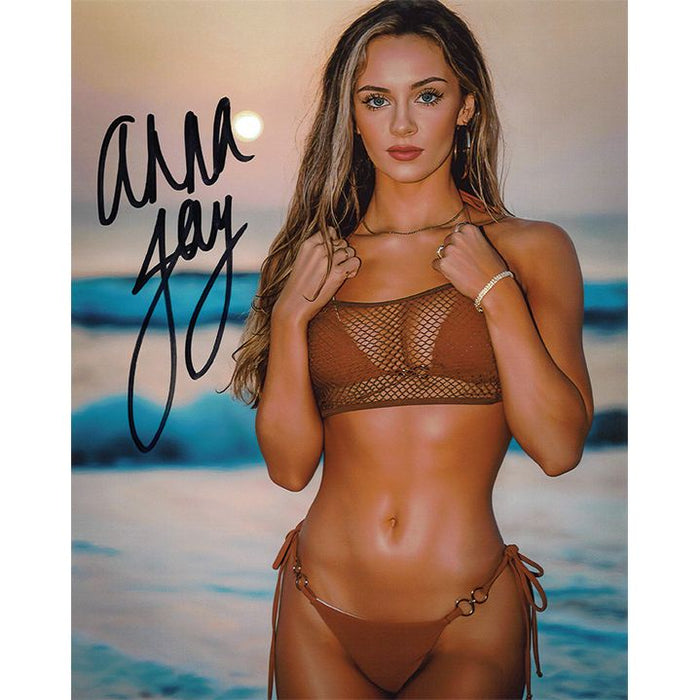 Anna Jay Brown Bikini 8x10 Promo or 11x14 Poster - AUTOGRAPHED