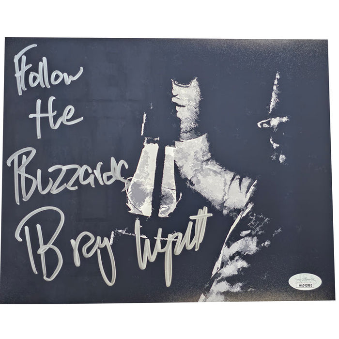 Bray Wyatt Follow The Buzzards 8 x 10 Promo - JSA AUTOGRAPHED