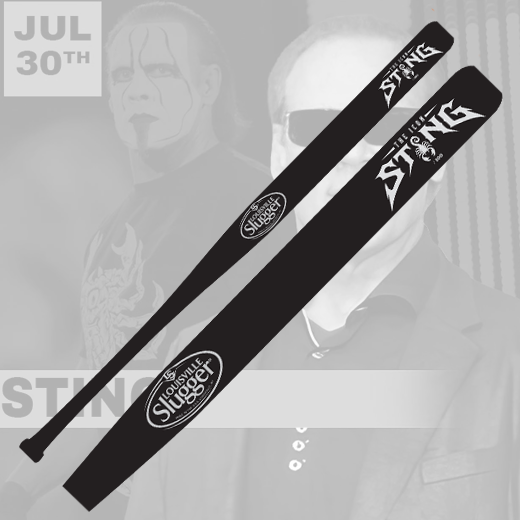 *PREORDER* - Sting Numbered Baseball Bat (JSA) *ONLY 100*