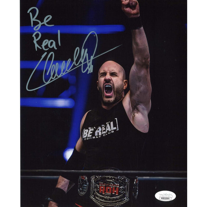 Claudio Castagnoli Raised Fist 8 x 10 Promo - JSA AUTOGRAPHED