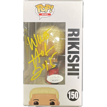 Rikishi #150 Funko POP [ YELLOW ] - JSA Autographed