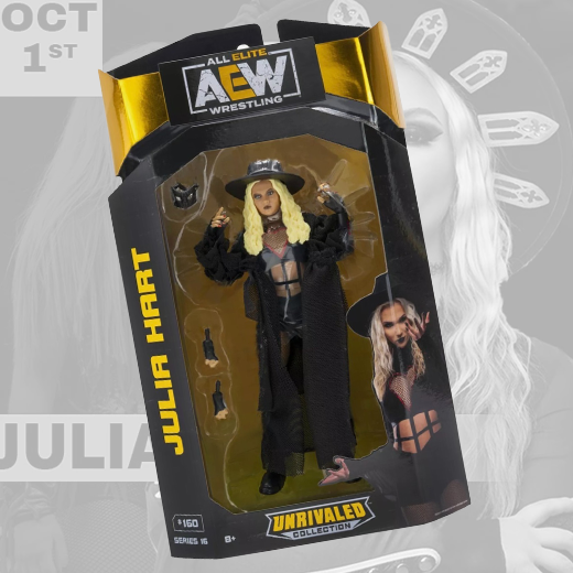 *PREORDER* - Julia Hart Unrivaled Figure w/ Case - Signed (JSA)