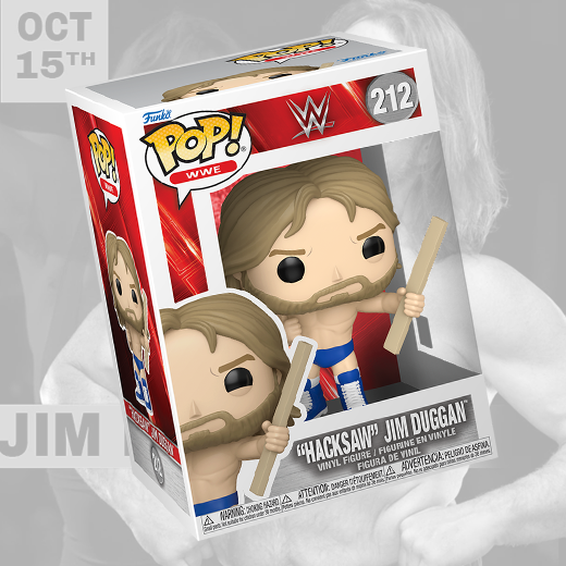 *PREORDER* - Hacksaw Jim Duggan Funko w/ Case - Signed (JSA)