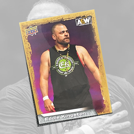*PREORDER* Signed - Eddie Kingston AEW Gold Figure w/ Case