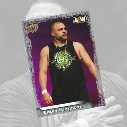 *PREORDER* Signed - Eddie Kingston AEW Silver Figure w/ Case