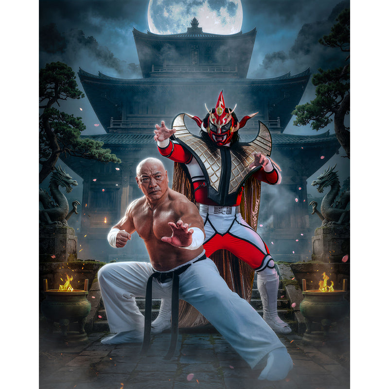 *PREORDER* - Hakushi|Liger Metallic 1 8x10 or 11x14 Poster (JSA)